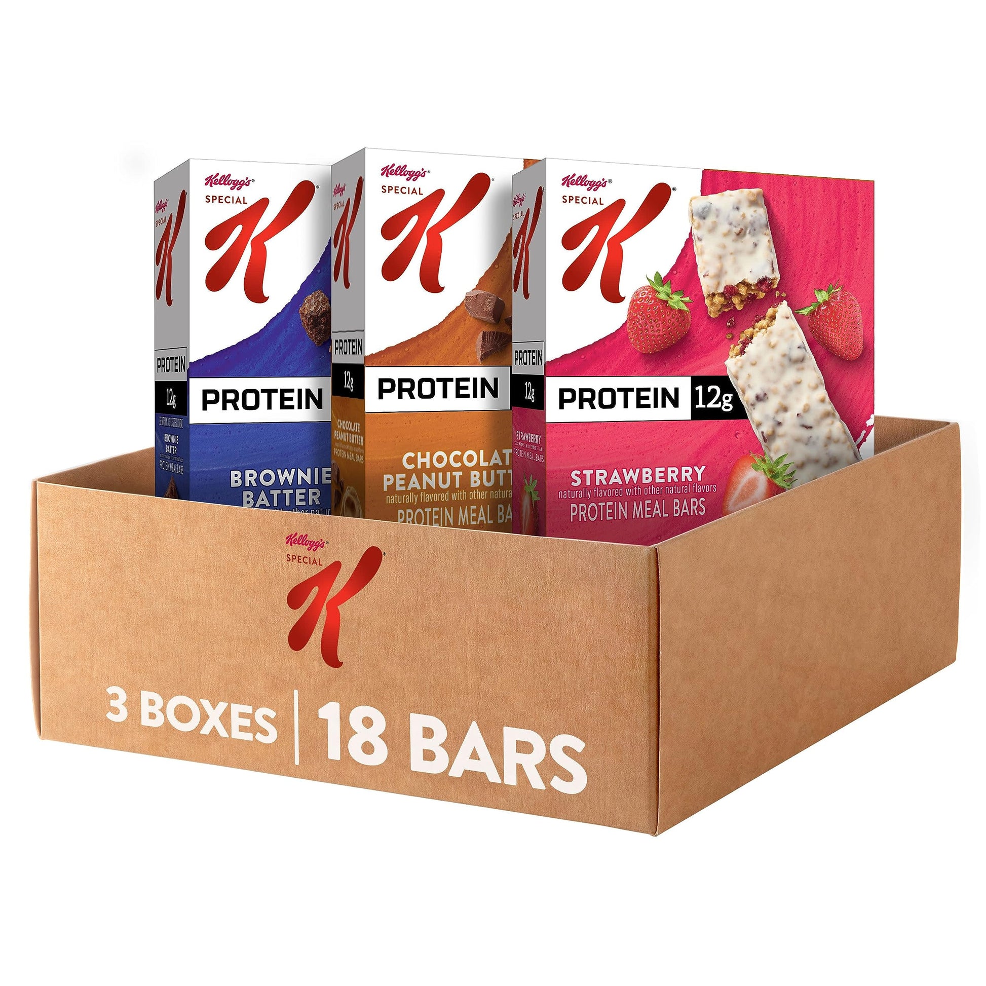 Barritas de proteína Special K pack de 18 unidades para kit de emergencia y supervivencia
