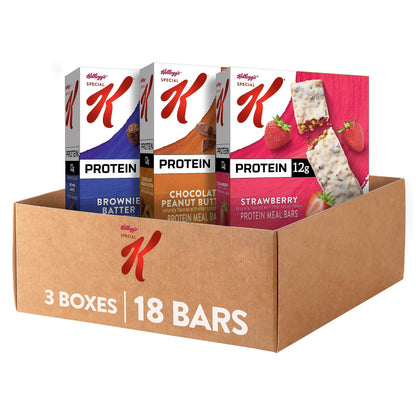 Barritas de proteína Special K pack de 18 unidades para kit de emergencia y supervivencia
