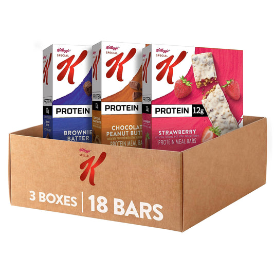 Barritas de proteína Special K pack de 18 unidades para kit de emergencia y supervivencia
