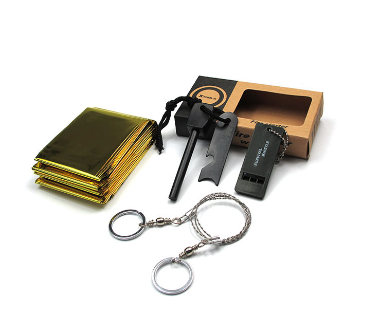 Kit supervivencia táctico 197g ligero bug-out bag preparación emergencia